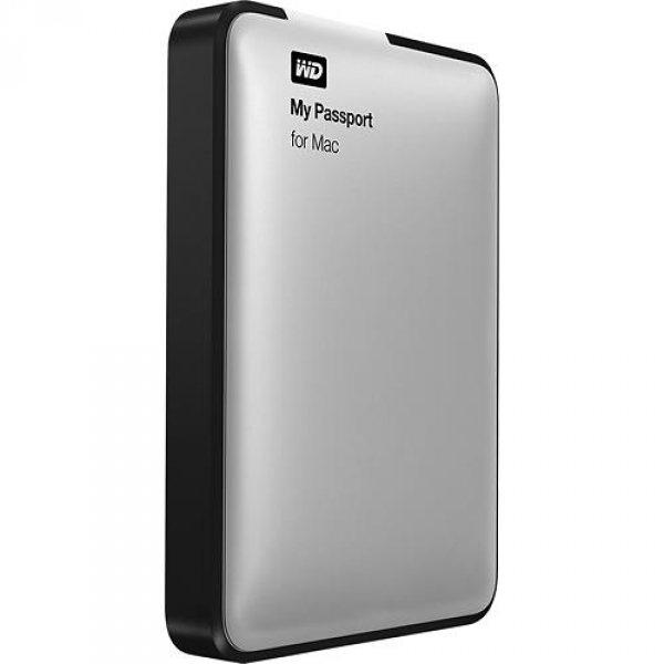 WD - My Passport 1TB External USB 3.0 Portable Hard Drive - Silver